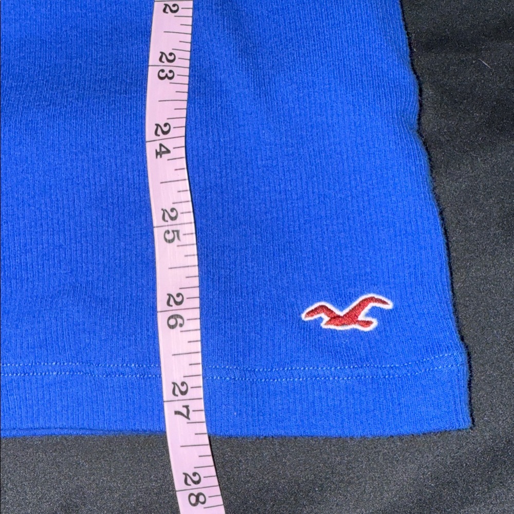 π€HOLLISTER RARE Y2K ROYAL BLUE LACE RIBBON TANK TOP SIZE Mπ€ - Picture 7 of 10